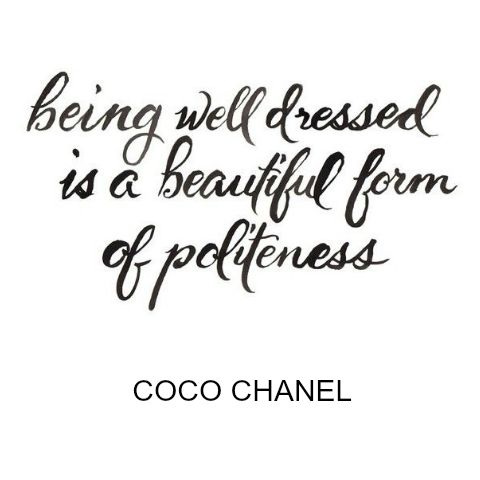style, manners, polite, coco, chanel, quote