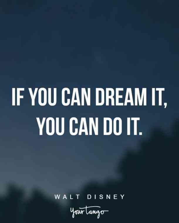 dream it, do it, inspirational quote, self confidence, believe in yourself, get out of your own way