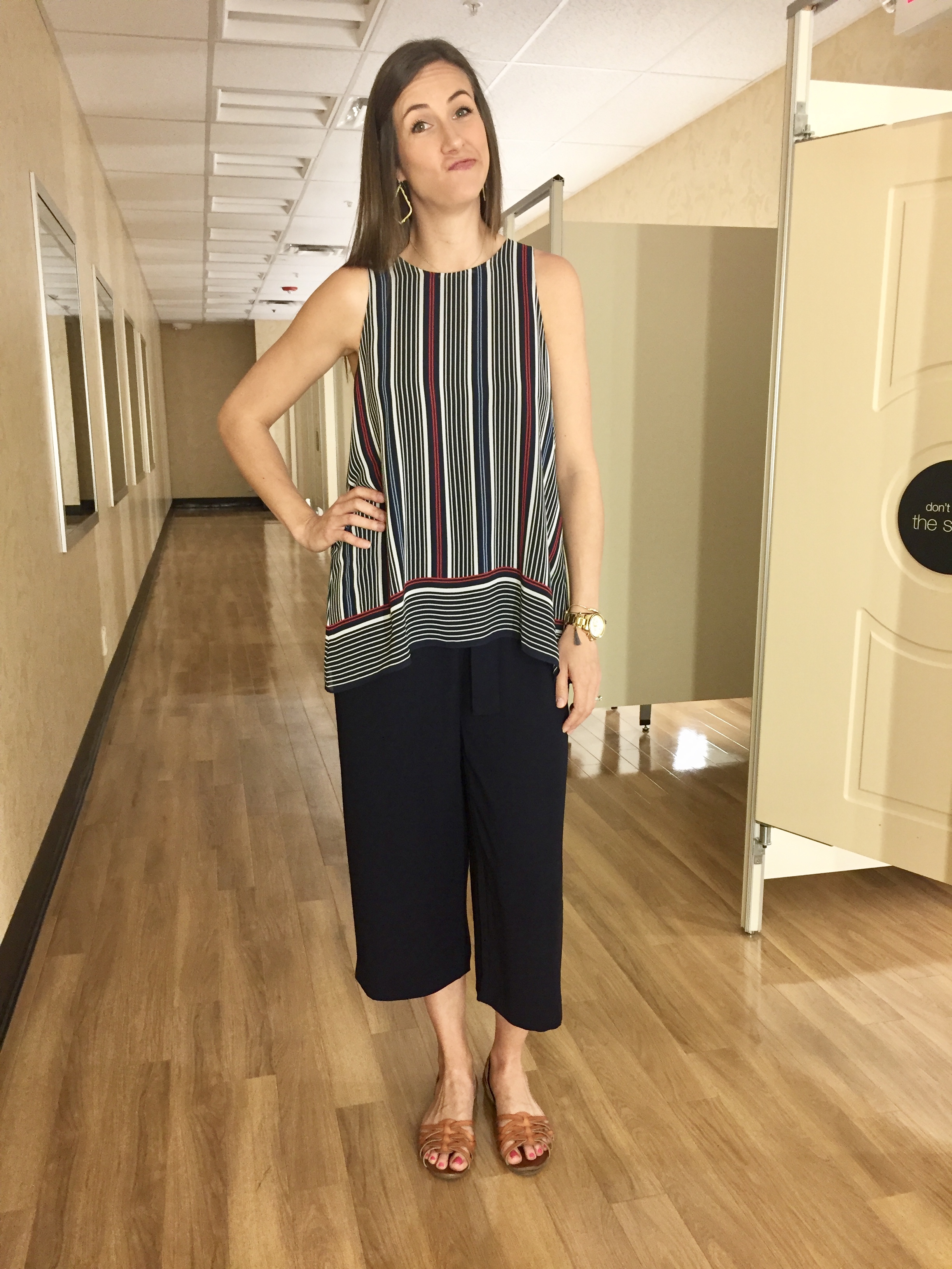 before, striped tank top, style session, needs work, method39, style advice, wardrobe stylist