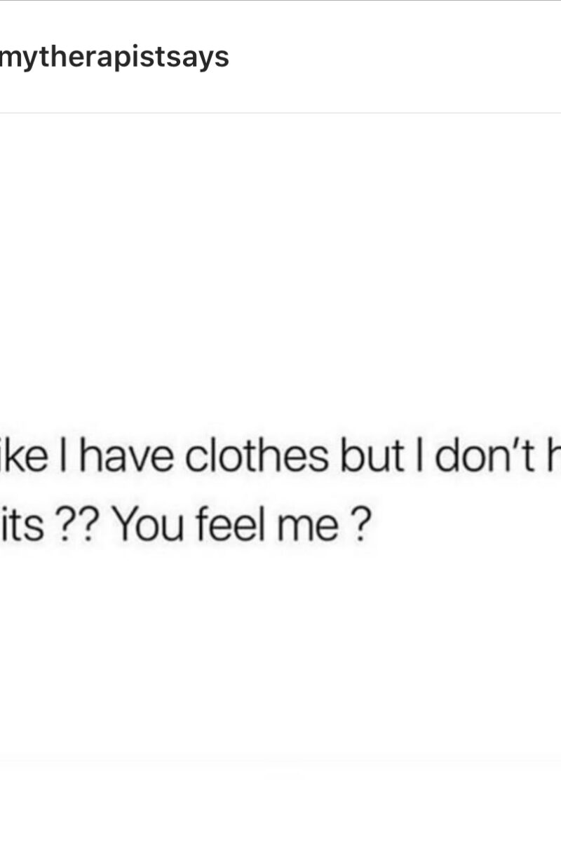 I Have Nothing to Wear!
